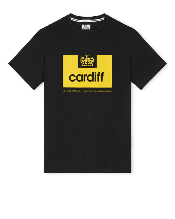 City Series 2 Cardiff T-Shirt Black/Yellow