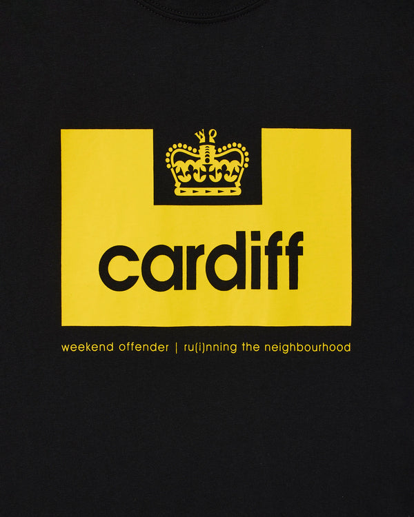 City Series 2 Cardiff T-Shirt Black/Yellow