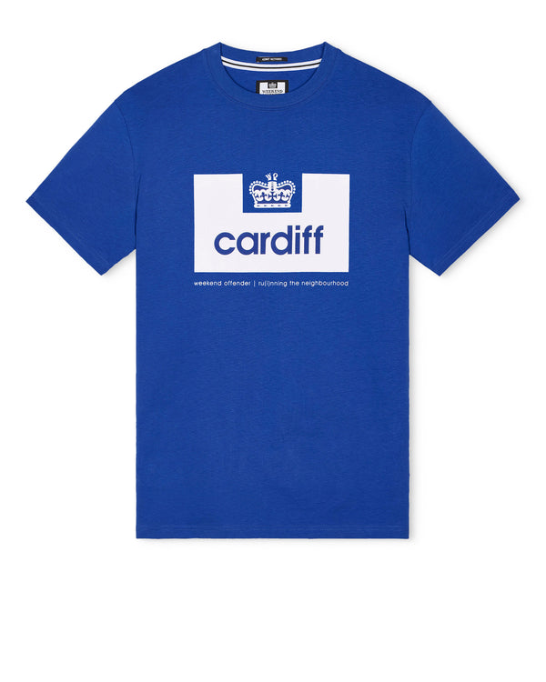 City Series 2 Cardiff T-Shirt Electric/White