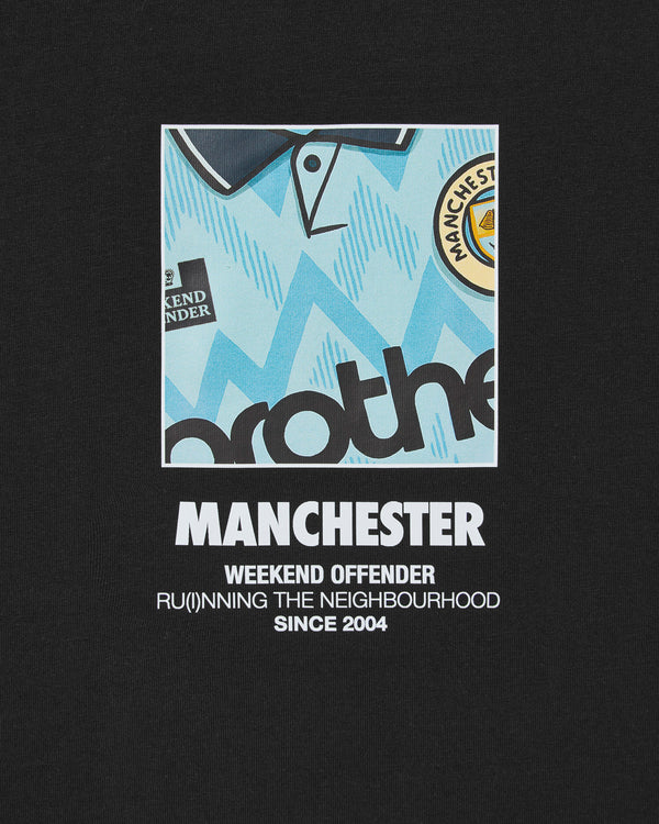 City Series 8 Manchester T-Shirt Black/Blue