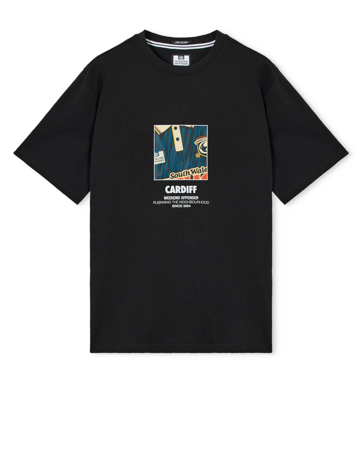 City Series 8 Cardiff T Shirt Black Blue