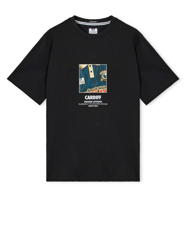 City Series 8 Cardiff T-Shirt Black/Blue