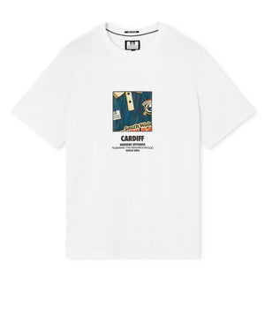 City Series 8 Cardiff T-Shirt White/Blue