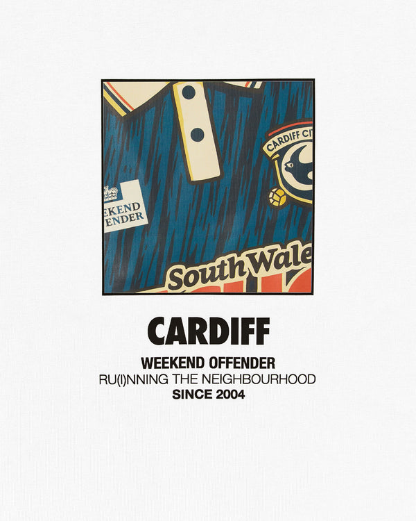 City Series 8 Cardiff T-Shirt White/Blue