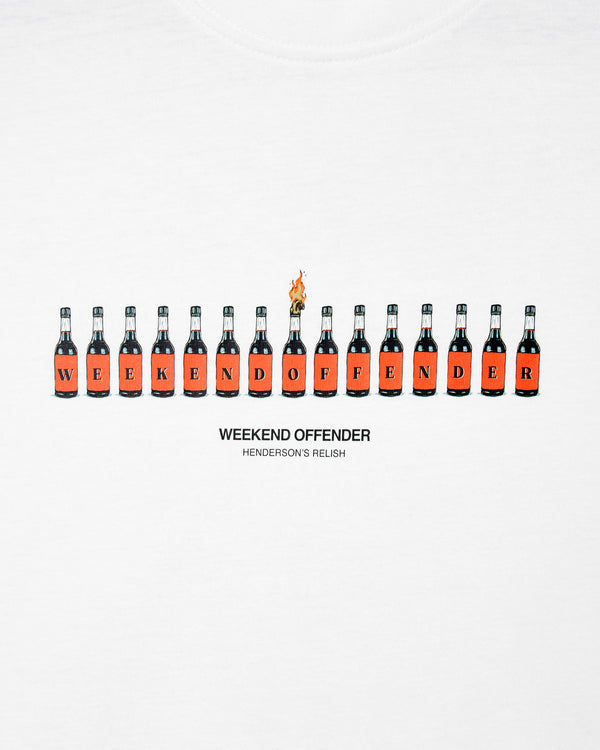 T-Shirt Grafica Henderson Bianca