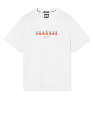 Henderson Grafik T-Shirt Weiß