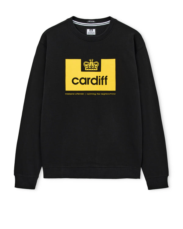 City Series 2 Cardiff Sweatshirt Black/Yellow