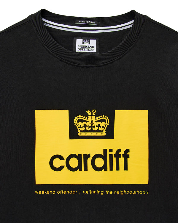 City Series 2 Cardiff Sweatshirt Black/Yellow