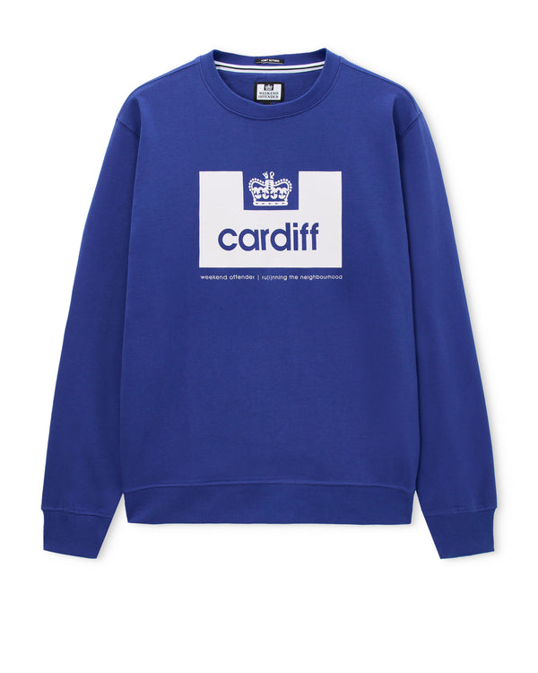 City Series 2 Cardiff Sweatshirt Electric/White