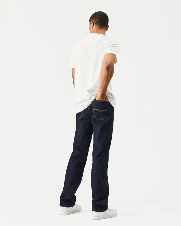 Loose Fit Denim Jeans Dark Rinse
