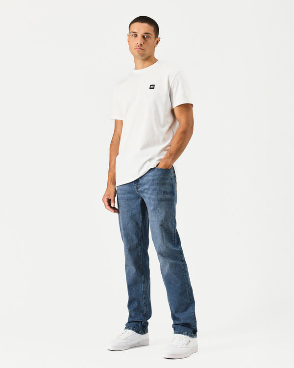 Straight Fit Denim Jeans Washed Vintage