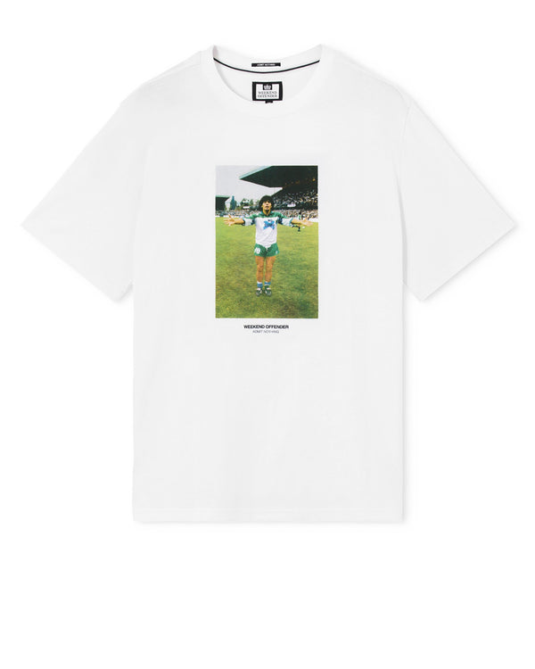 T-Shirt Grafica El Diez Bianca