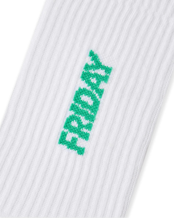 Friday/Saturday/Sunday Sports Socks White (3 PAIR PACK)