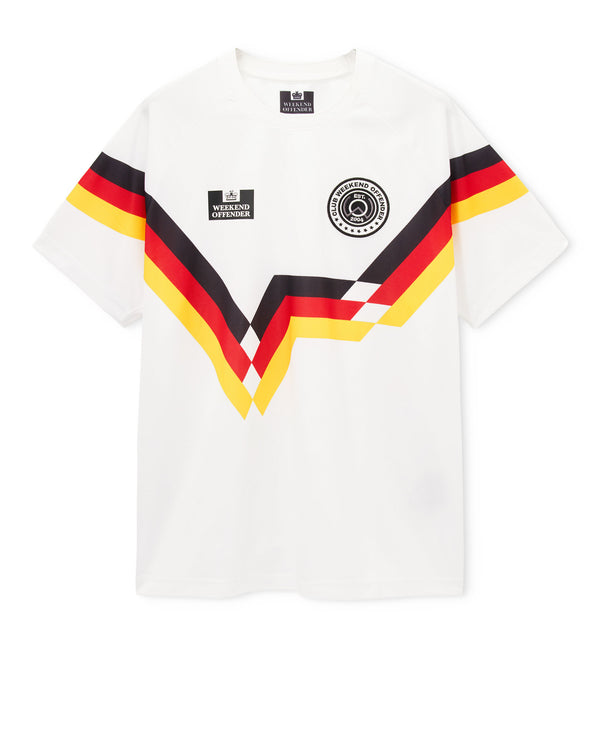 Maglia da calcio della Germania bianca