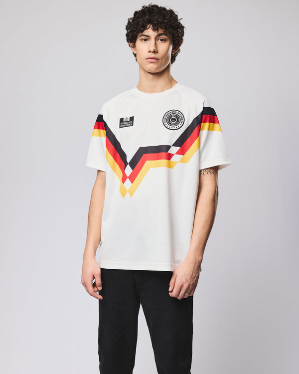 Maglia da calcio della Germania bianca