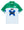 No Drug Football Shirt White