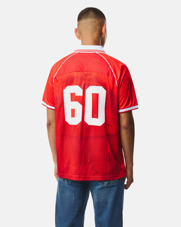 Maglietta da calcio Aberfan rossa