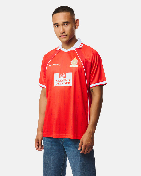 Maglietta da calcio Aberfan rossa