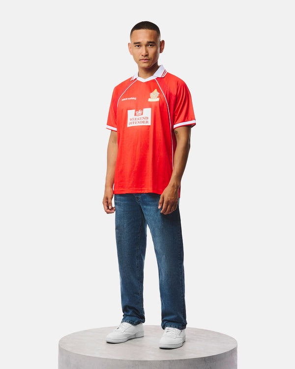 Maglietta da calcio Aberfan rossa