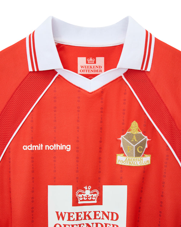 Maglietta da calcio Aberfan rossa
