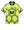 Maglietta da calcio del Messico color lime