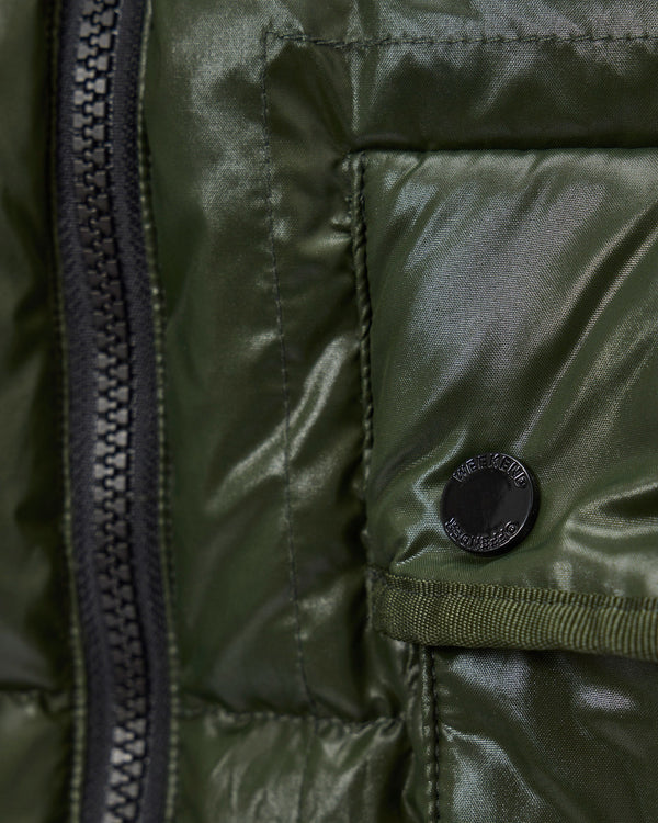 Nicholson Down Jacket Black Forest Green