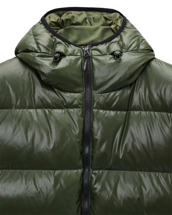 Nicholson Down Jacket Black Forest Green
