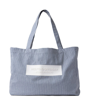 La Mina Tote Bag Ticking Stripe