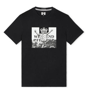 Leo Gregory Mono Graphic T-Shirt Black