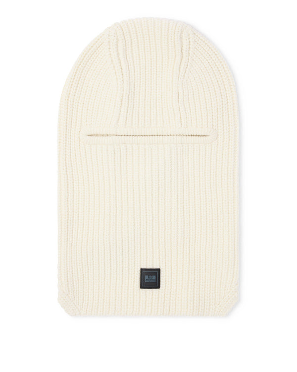 Oden Rib Knit Balaclava Ivory