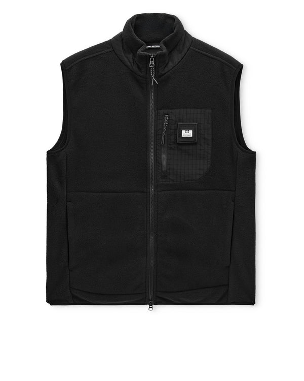 Blaine Polar Fleece Gilet Black