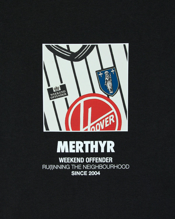 City Series 8 Merthyr T-Shirt Black/Blue