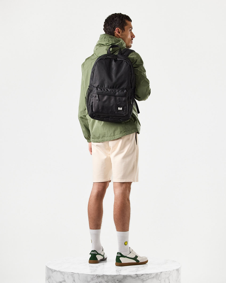 Large Rucksack Black Ripstop – Weekend Offender