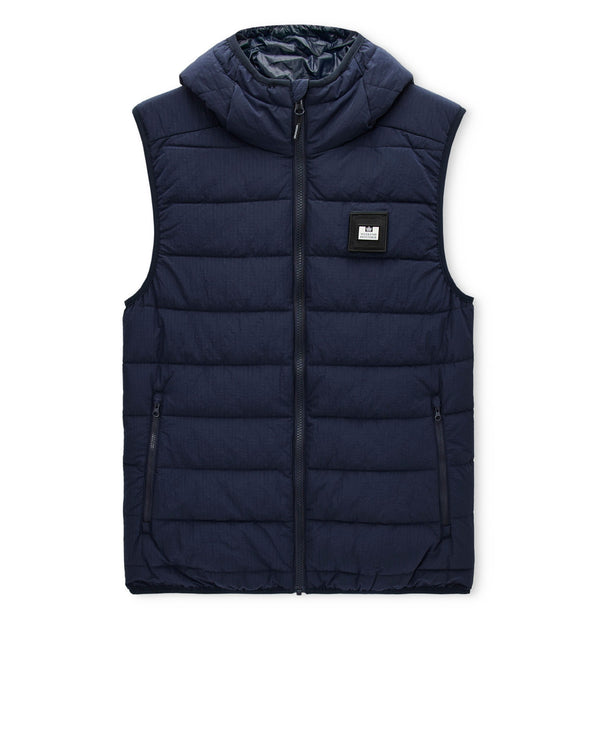 Toronto Hooded Gilet Navy