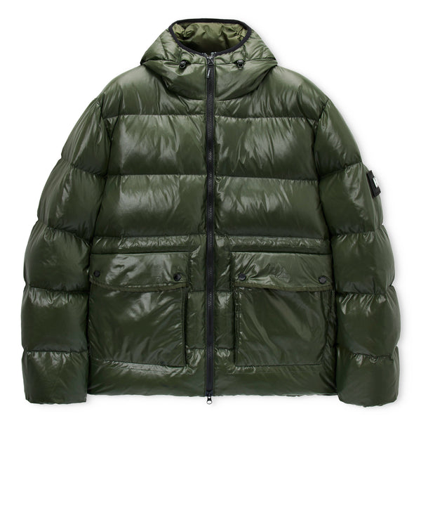 Nicholson Down Jacket Black Forest Green