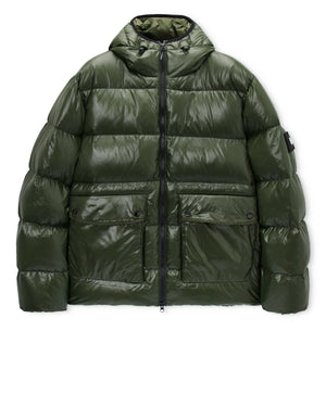 Nicholson Down Jacket Black Forest Green