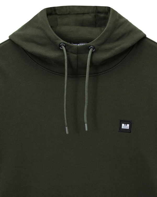 Felpa con cappuccio Ribbe Nero Verde Foresta