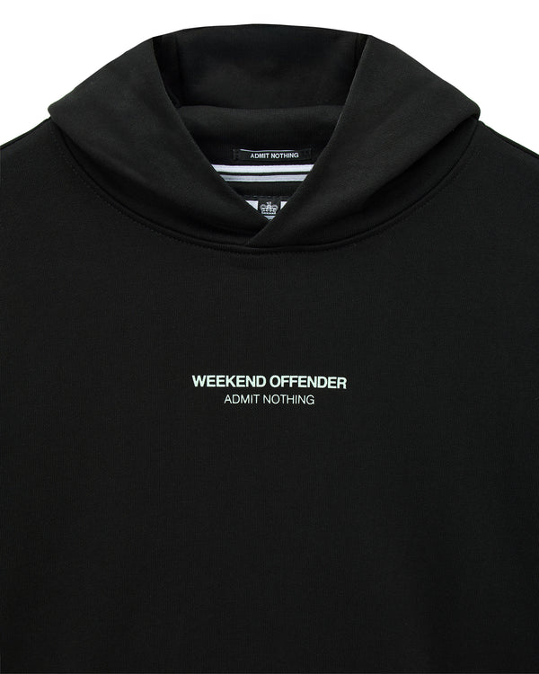 Cobain Hoodie Black/Amazonite Green