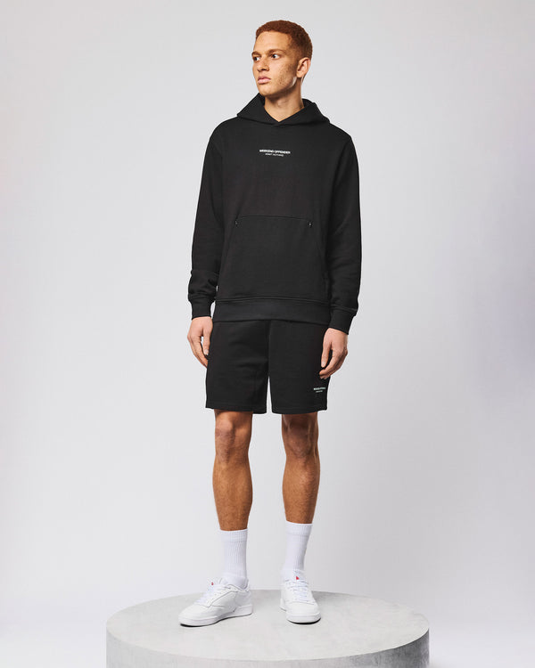 Cobain Hoodie Black/Amazonite Green