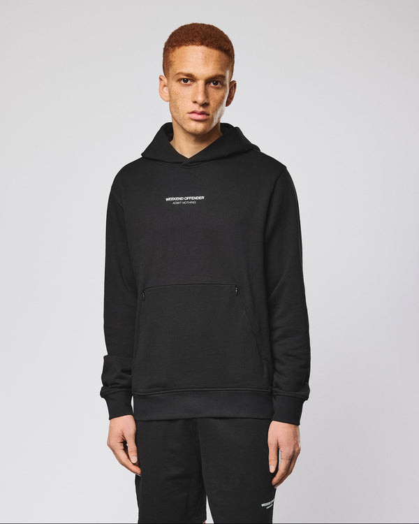 Cobain Hoodie Black/Amazonite Green