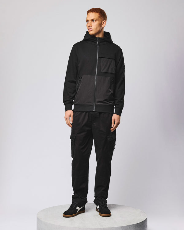 Daponte Hoodie Black
