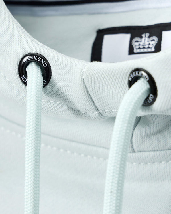 Ribbe Hoodie Sea Spray Blue