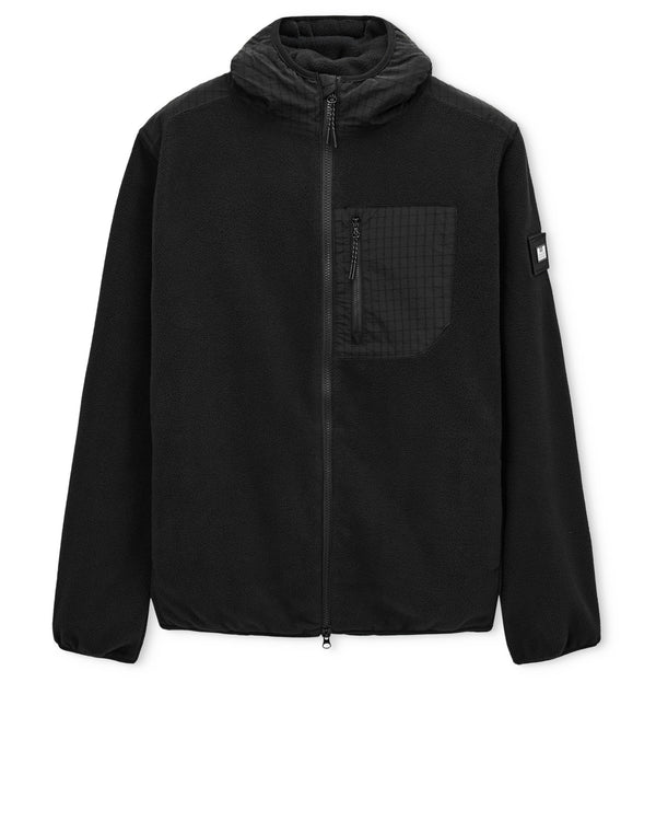 Sharrock Polar Fleece Hoodie Black