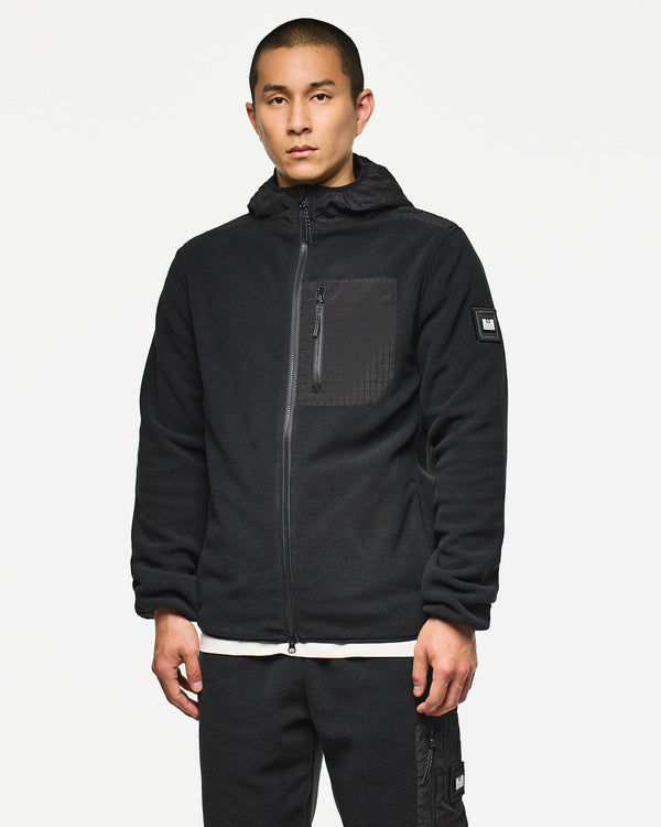 Sharrock Polar Fleece Hoodie Black