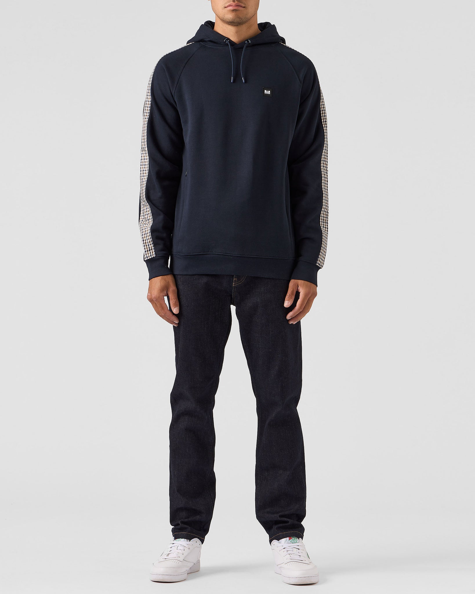 Lo Sung Hoodie Navy/House Check