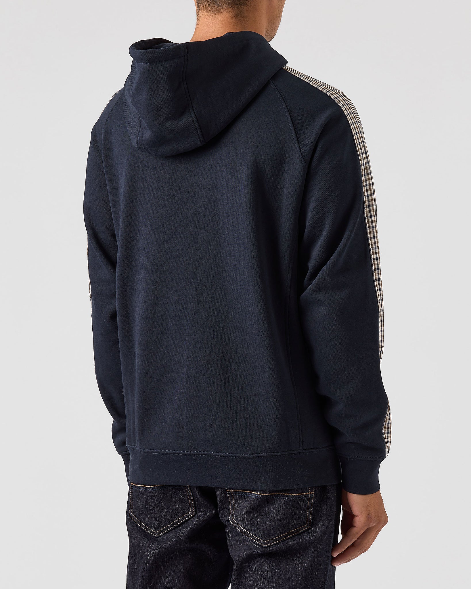 Lo Sung Hoodie Navy/House Check
