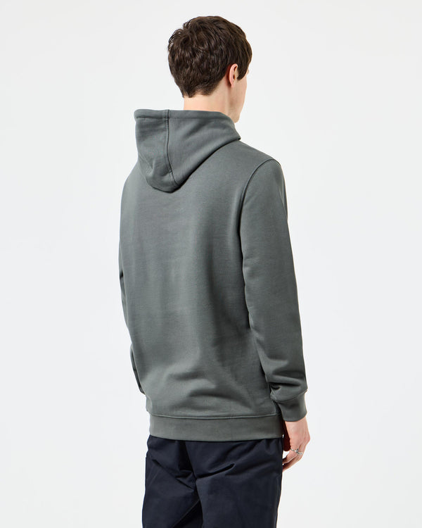 Ribbe Hoodie Zinc