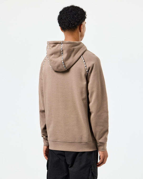 Heidfeld Hoodie Mocha Brown/Mid House Check