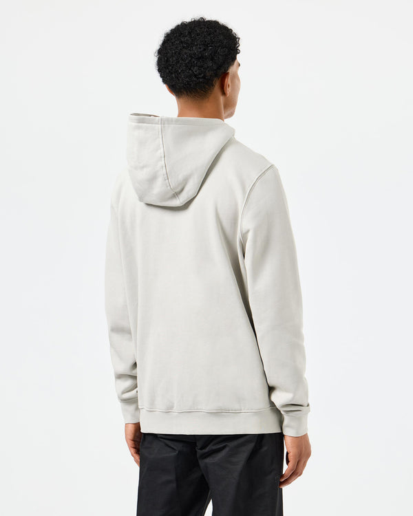 Daponte Zip Through Hoodie Rhino