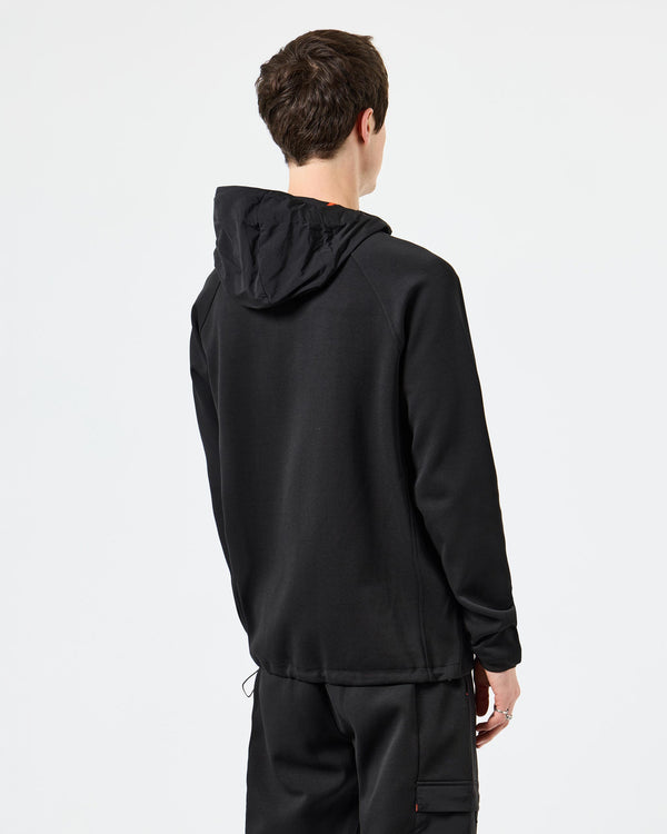 Reutemann Zip Through Hoodie Black